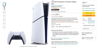 Consola Playstation 5 Edición Digital Slim por 374,90€
