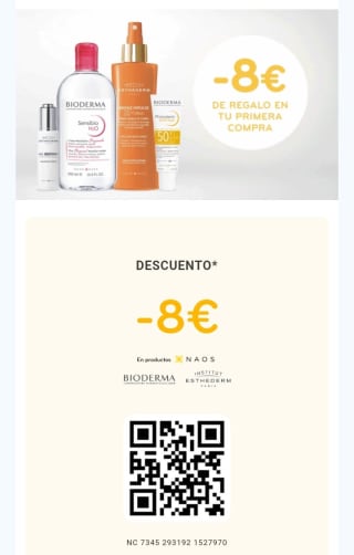 -8€ de Descuento con Bioderma.