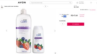 Dupla Loção de Frutas Vermelhas - R$ 47,68