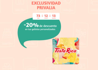 20% descuento caja galletas personalizadas TostaRica gran regalo San Valentín