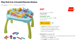 Play-Doh 2-in-1 Creatief Starters Station voor €24,99 bij Bol