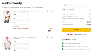 Tot 50% stapelkorting op heel veel artikelen bij Hema