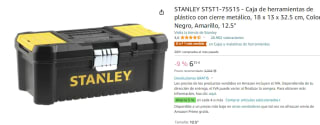 Stanley Caja herramientas por 6,35€