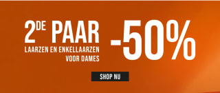 2e paar dames laarzen met 50% korting bij Bristol