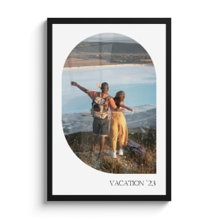 Gepersonaliseerde poster inclusief lijst met 51% korting