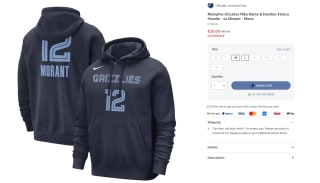 Sudadera Oficial Nike Memphis Grizzlies de Ja Morant por 25€