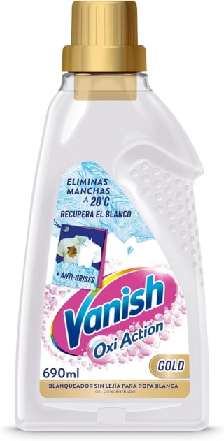 Vanish Reckitt Oxi Advance - Quitamanchas y blanqueador para ropa blanca, en gel, sin lejía - 690ml por 3,82€