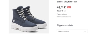 Botines para Mujer Timberland Greyfield por 42,99€