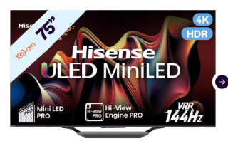 Hisense 75U7NQ - 75 inch - 4K MiniLED - 2024 voor €979 bij Ibood
