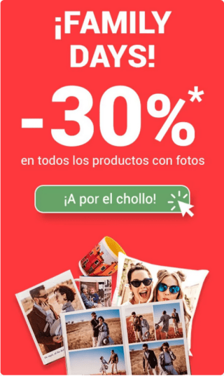 Código 30% Descuento FOTOPRIX promo FAMILY DAYS