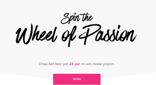 Wheel of passion met diverse kortingen bij Hunkemöller