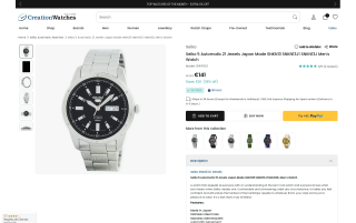 Reloj Seiko 5 Automatic SNKN13J1 por 141€