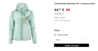 Chaqueta fina de Mujer Altus Roraima por 44.9€