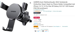 UGREEN telefoonhouder voor in de auto voor €11,89 bij Amazon