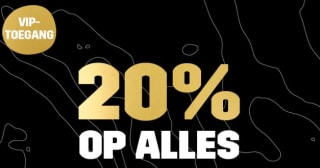 20% korting op alles bij Revolutionrace