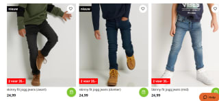 Jongens jeans: 2 voor €35 bij Terstal