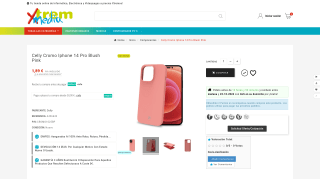 Celly Cromo iPhone 14 Pro Blush Pink por 1,89€