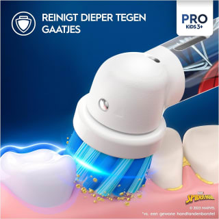 Oral-B Elektrische Tandenborstel Pro Kids Spider-Man voor €19,89 bij Amazon