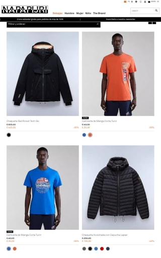 Rebajas con hasta -50% en Napapijri.