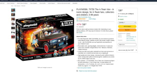 La Furgoneta del Equipo A PLAYMOBIL 70750 por 26,69€