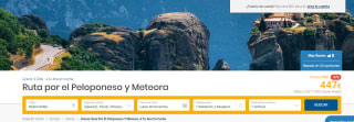 Ruta por el Peloponeso y Meteora Grecia 8 noches hotel + coche + vuelos por solo 447€