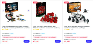 2+1 gratis op geselecteerde Lego bij Cdiscount