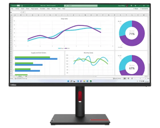 LENOVO ThinkVision T32h-30 31.5p Monitor voor €299 dmv code bij Lenovo