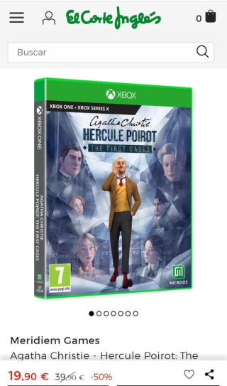 Agatha Christie Hercule Poirot. The First Cases Xbox por 19,90€