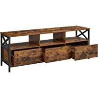 Vasagle tv meubel met 3 lades (147 x 40 x 50 cm) Industrieel design voor €133,44 bij Amazon.nl