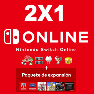 2x1 24 Meses de Suscripción Nintendo Switch Online por 19,99€