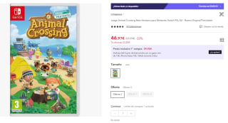 Juego Nintendo Switch Animal Crossing: New horizons por 34.97€
