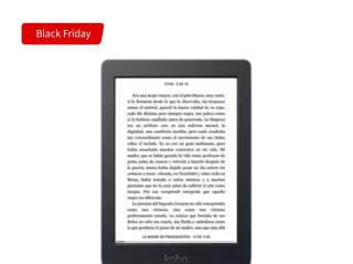 eReader - Kobo Nia, 6", 8 GB, Para eBook, 212ppp, ComfortLight, Negro por 79,99€