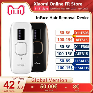 Depiladora láser 550000 Dispositivo de depilación Flash por 42€