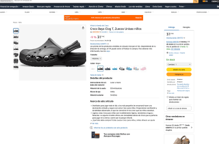 Zuecos Crocs Baya Clog T Unisex Niños por 31,74€