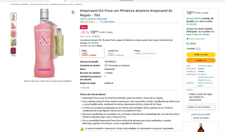 Ginebra Ampersand con Miniatura aleatoria Ampersand de Regalo por 10,99€