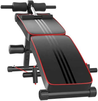 ALLINLIFE banco plegable para entrenamiento abdominal por 39,21€
