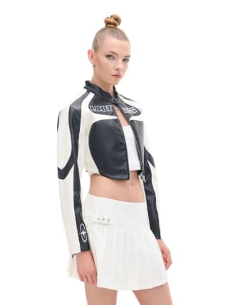 Cazadora motera para Mujer por solo 12.99€