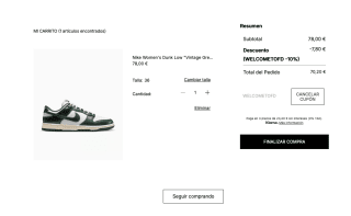 Zapatillas NIKE Dunk Low Retro "Vintage Green" Womens por solo 70,20€