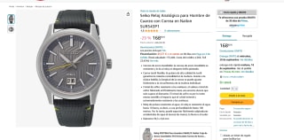 Seiko Cuarzo SUR543P1 por solo 168,92€