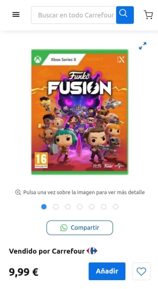 Funko Fusión Xbox Series X por 9,99€.