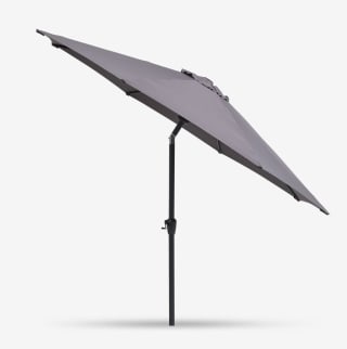 Sombrilla inclinable AGGER Ø300 gris oscuro por solo 30€