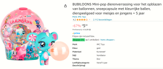 Bubiloons - Fantasiefiguurtjes die ballonen blazen voor €5 bij Amazon