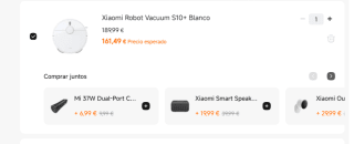 Xiaomi Robot Vacuum S10+ por 161,49€