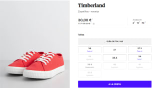 Calzado marca Timberland desde 30€