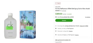 Ck One Reflections 100ml por $389 | Descuento Bodega Aurrera