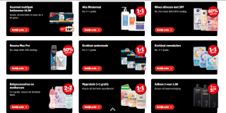 Heel veel online pinkster deals en 20% extra korting op artikel naar keuze bij Kruidvat