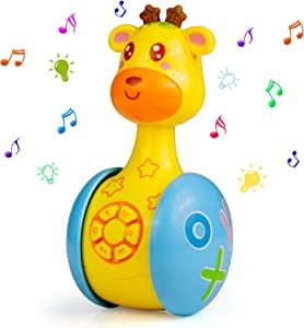 Sonajero con luz y música modelo jirafa por 9,99€