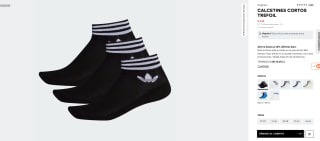 3 pares de calcetines Adidas Trefoil (tallas de 27 a 46) por 6,50€