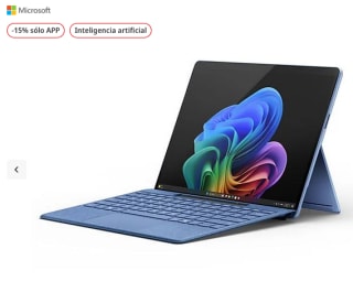 Convertible 2 en 1 Microsoft Surface Pro Copilot+ PC 13" Snapdragon X Plus 45 TOPS 16GB RAM 512GB SSD Adreno GPU Windows 11 Home por 1.002,15€