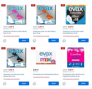 3×2 en artículos de Perfumería Carrefour.